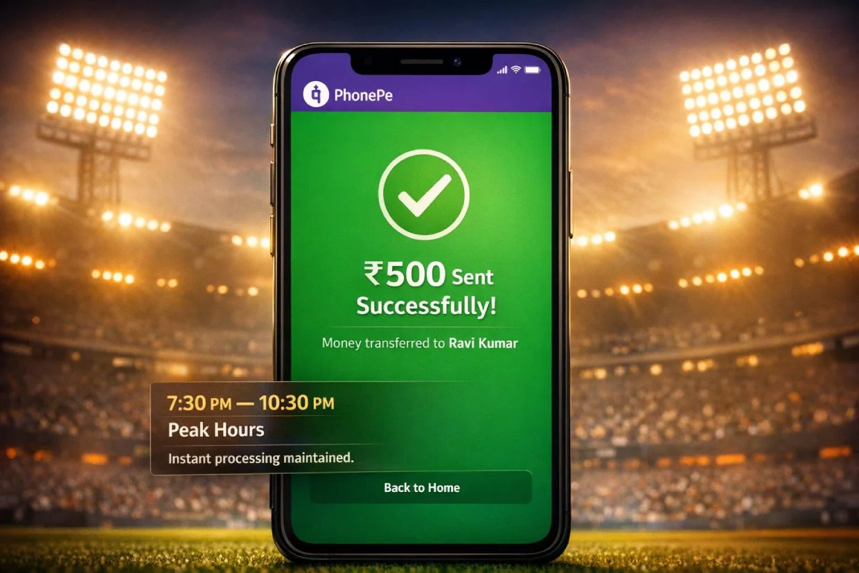 PhonePe instant betting deposit during IPL peak hours on SkyExchange mobile